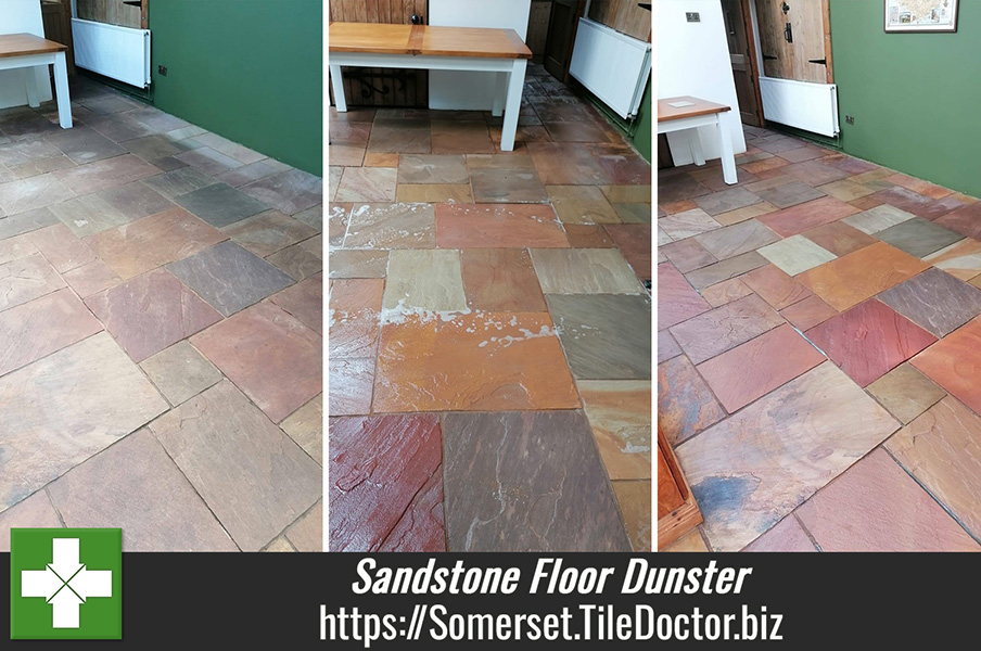 Sandstone Floor Restoration Dunster