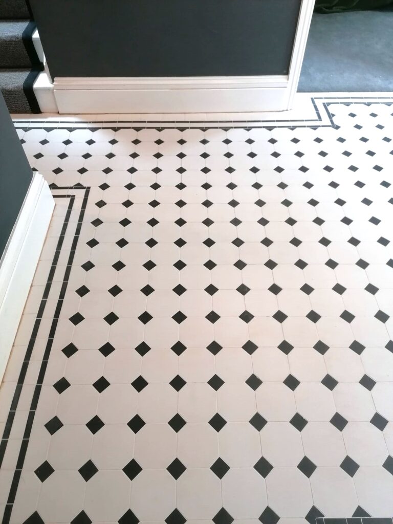 Micro-Porous Porcelain Tiled Floor After Cleaning Taunton Micro-Porous Porcelain Tiled Floor After Cleaning Taunton